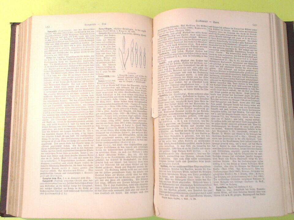 MEYERS KONVERSATIONS LEXIKON 10 KO-LU BIBLIOGRAPHISCHEN INSTITUTS 1888 - immagine 6