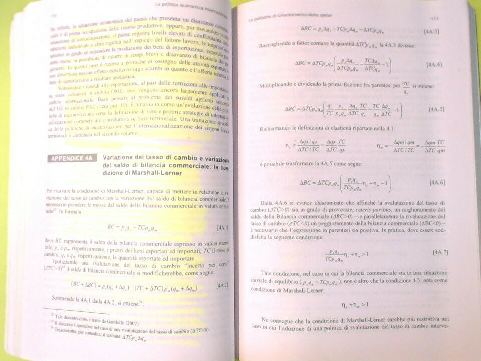 LA POLITICA ECONOMICA INTERNAZIONALE VOL I MONTALBANO TRIULZI UTET - immagine 3