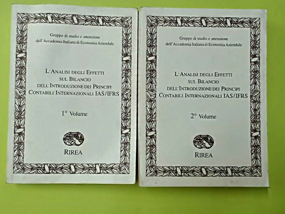 L'ANALISI DEGLI EFFETTI SUL BILANCIO. ACCADEMIA ITALIANA DI ECONOMIA AZIENDALE.