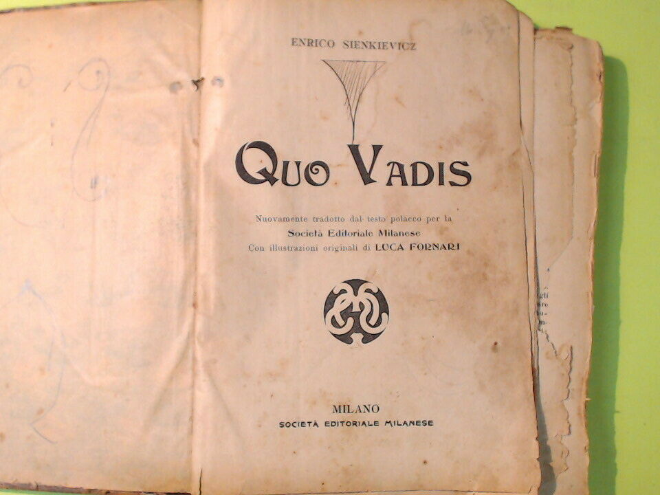QUO VADIS SIENKIEVICZ ILLUSTRAZIONI FORNARI SOCIETA' EDITORIALE MILANESE - immagine 4