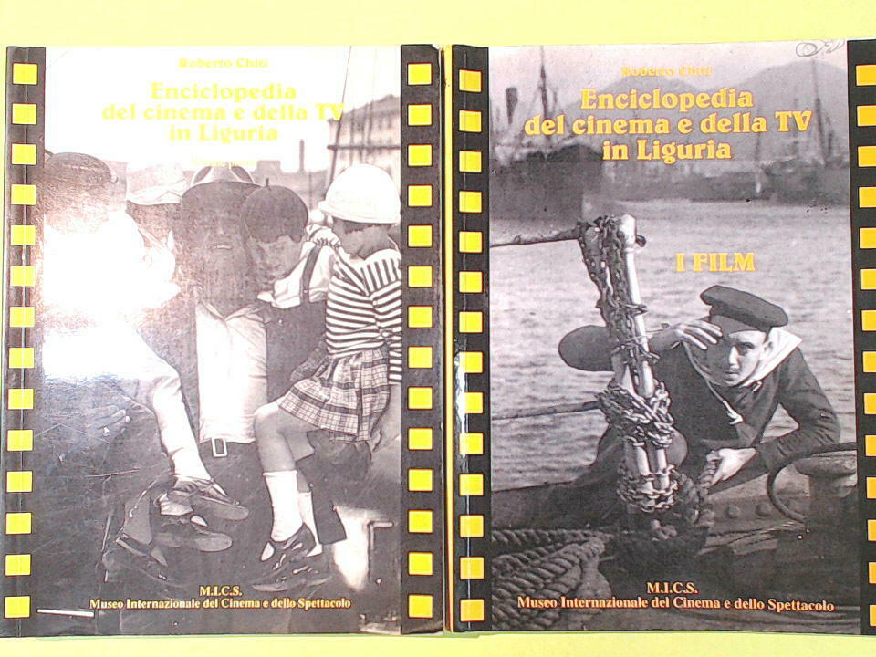 ENCICLOPEDIA DEL CINEMA E DELLA TV IN LIGURIA VOL I E II CHITI MICS