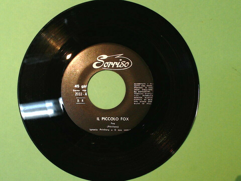 IL PICCOLO FOX TANGO DELL'ETNA PRIVITERA E IL SUO COMPLESSO SORRISO 2033 45 giri - immagine 5