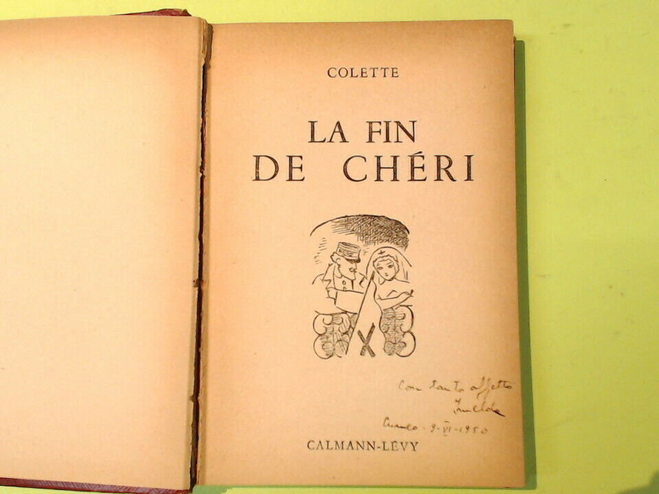 LA FIN DE CHERI COLETTE CALMANN LEVY 1926 - immagine 5