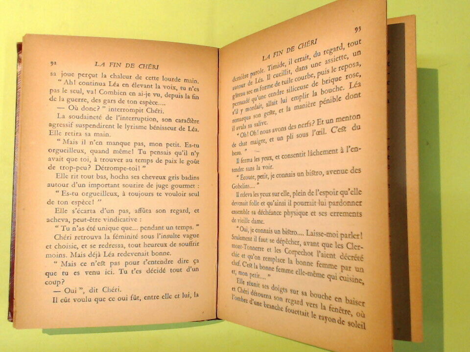 LA FIN DE CHERI COLETTE CALMANN LEVY 1926 - immagine 6