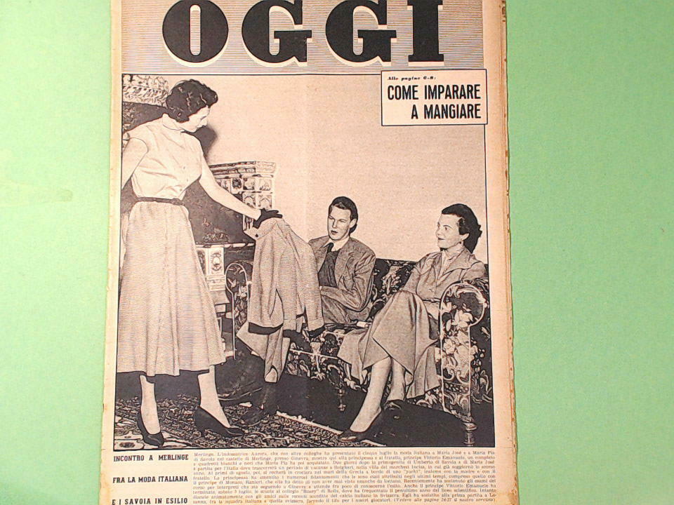OGGI SETTIMANALE DI POLITICA ATTUALITA' E CULTURA LUGLIO 1954 N 28