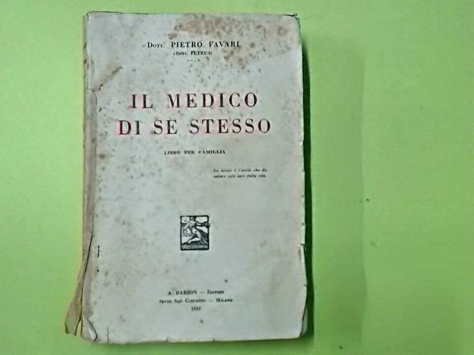IL MEDICO DI SE STESSO FAVARI BARION 1931