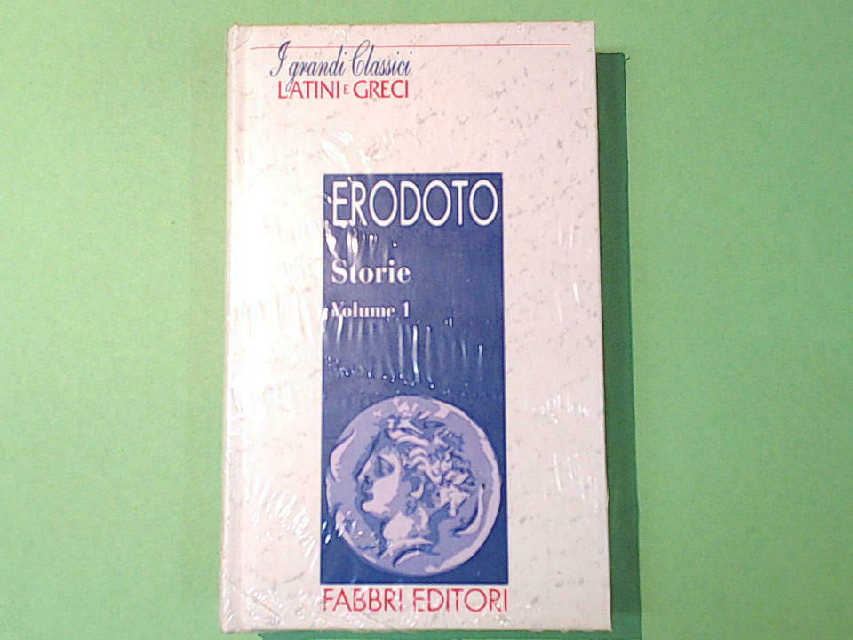 STORIE VOL 1 ERODOTO I GRANDI CLASSICI LATINI E GRECI FABBRI