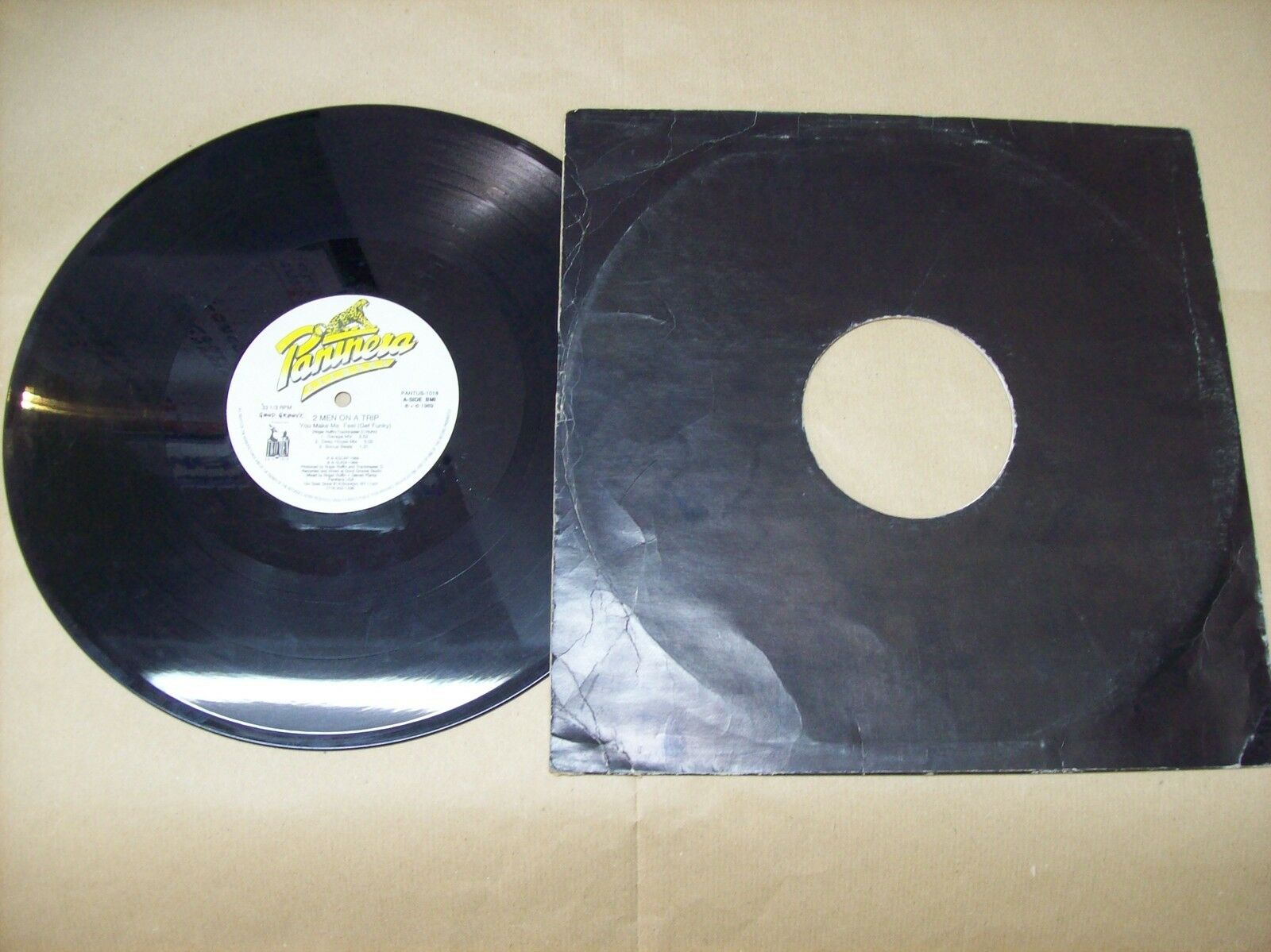 2 MEN ON A TRIP YOU MAKE ME FEEL GET FUNKY PANTUS 1018 33 GIRI 1989