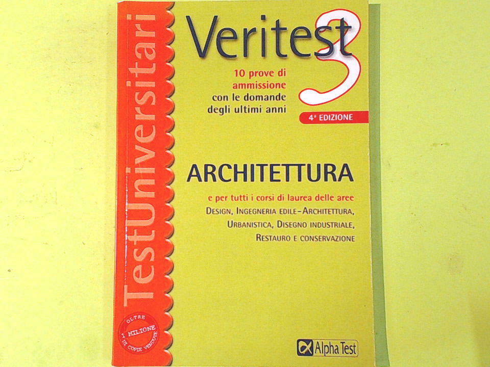 VERITEST 3 ARCHITETTURA ALPHA TEST - Libreria degli Studi