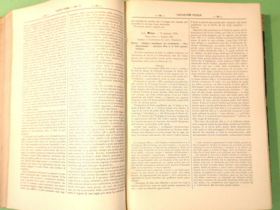 GIURISPRUDENZA ITALIANA RICCI LOZZI JANNUZZI VOL XLII UTET 1890 - immagine 5