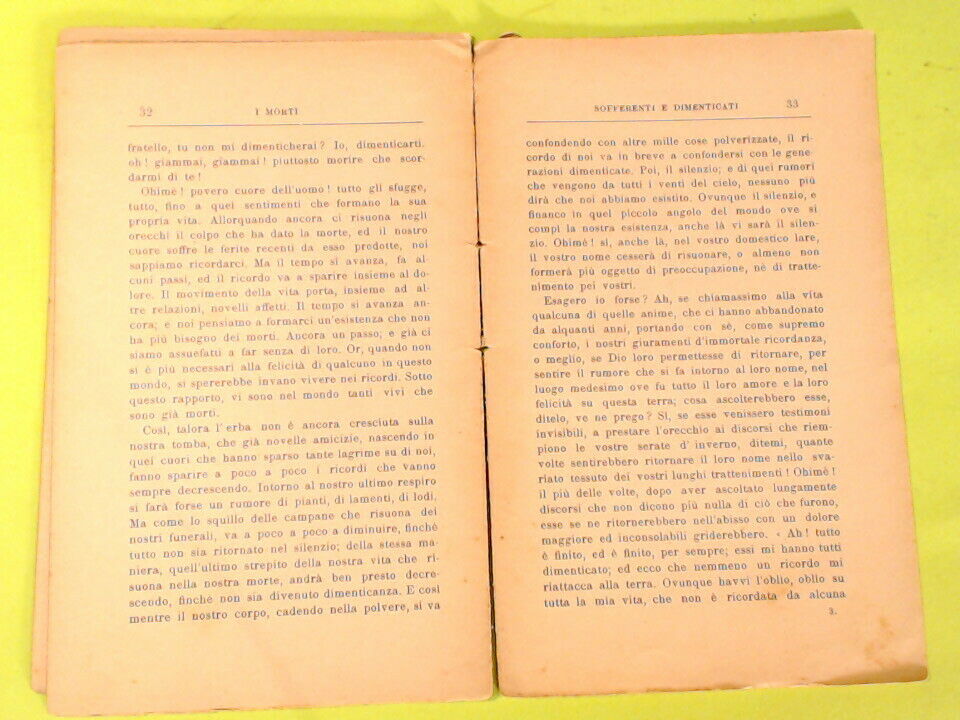 I MORTI SOFFERENTI E DIMENTICATI FELIX TRADUZIONE CANNAVO' 1913 - immagine 4