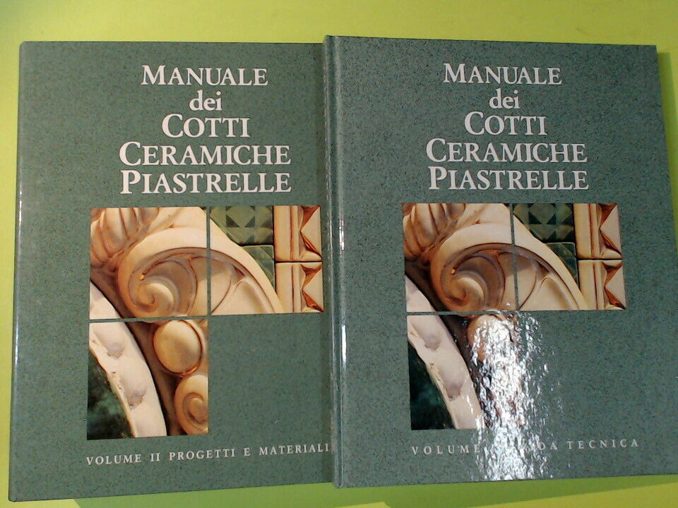 MANUALE DEI COTTI CERAMICHE E PIASTRELLE VOL I E II + COFANETTO VALLARDI