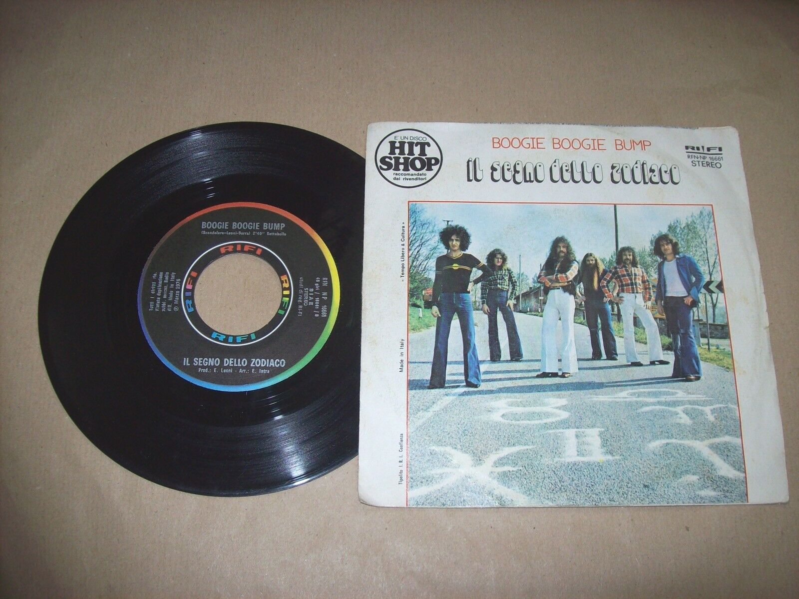 IL SEGNO DELLO ZODIACO PARLAMI SOTTO LE STELLE / BOOGIE BOOGIE BUMP RFN NP 16661