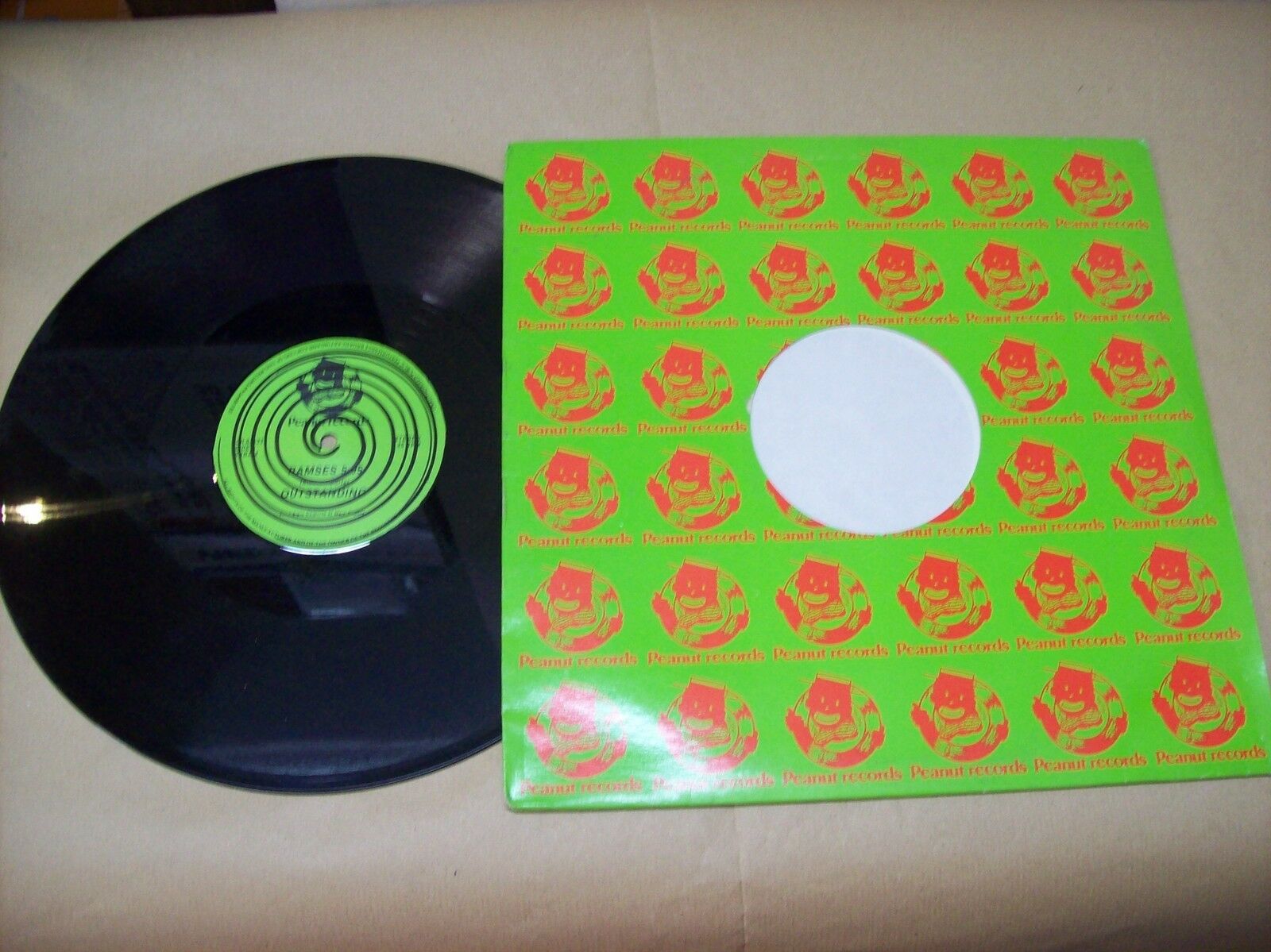 OUTSTANDING RAMSES PEANUT RECORDS SRT 84533 45 GIRI 12" 1989