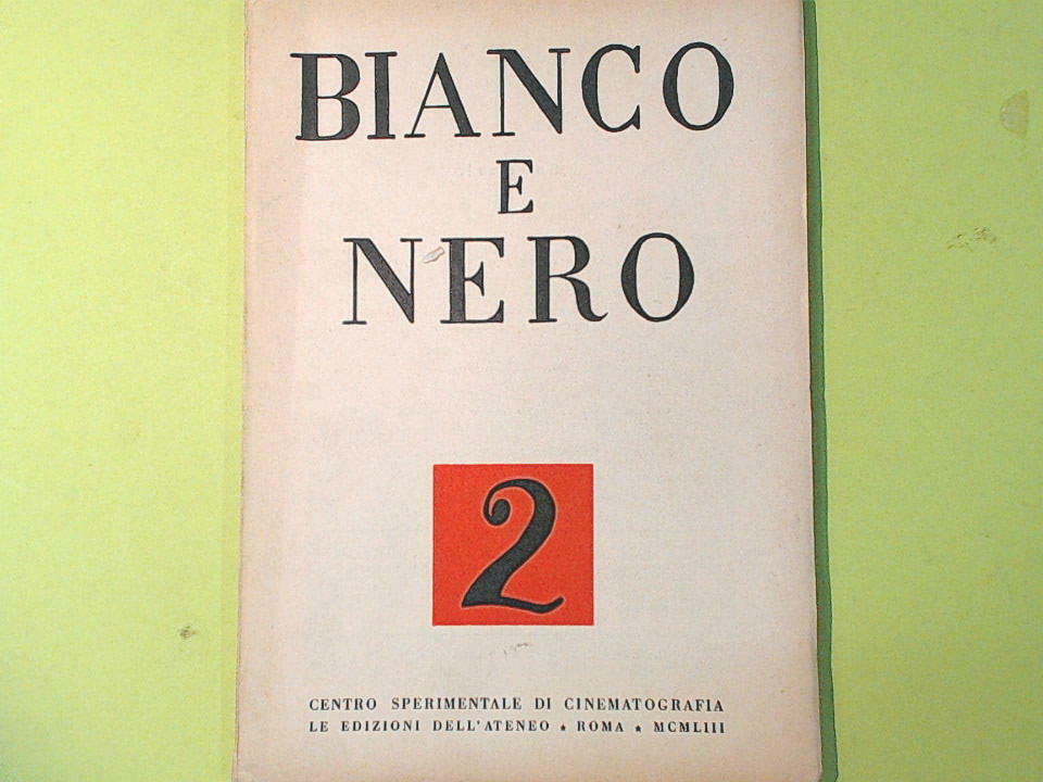 BIANCO E NERO MENSILE STUDI CINEMATOGRAFICI FEBBRAIO 1953 N 2