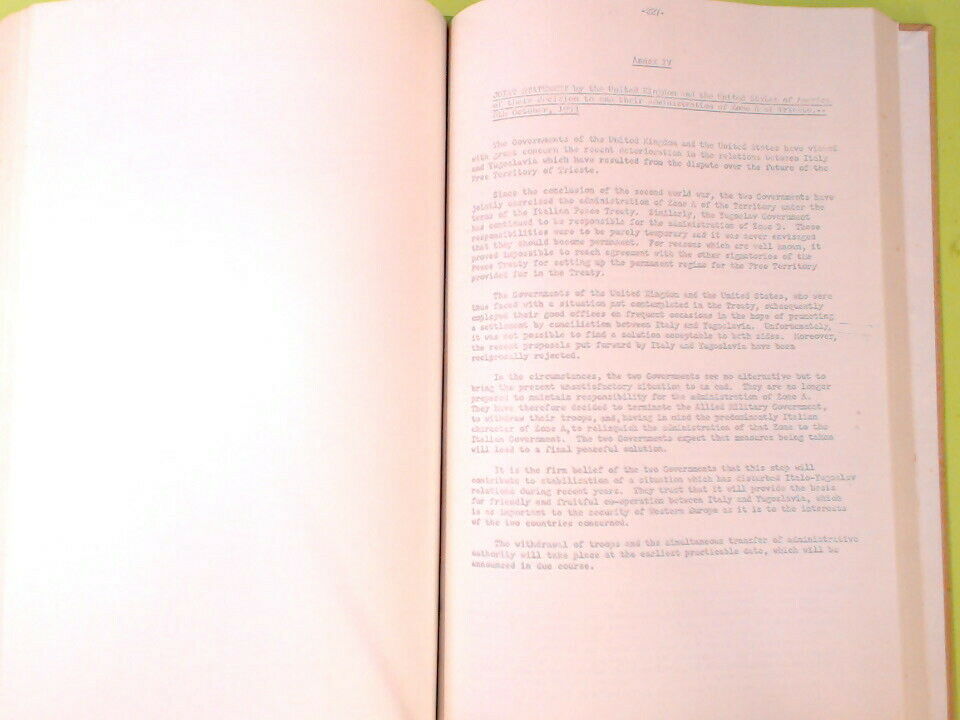 CRONISTORIA DOCUMENTATA DELLE ATTIVITA' ITALIANE ALLE NAZIONI UNITE 1947 - 1969 - immagine 4