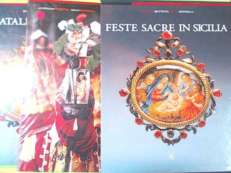 FESTE SACRE IN SICILIA 2 VOL + COFANETTO BUTTITTA MINNELLA PIL
