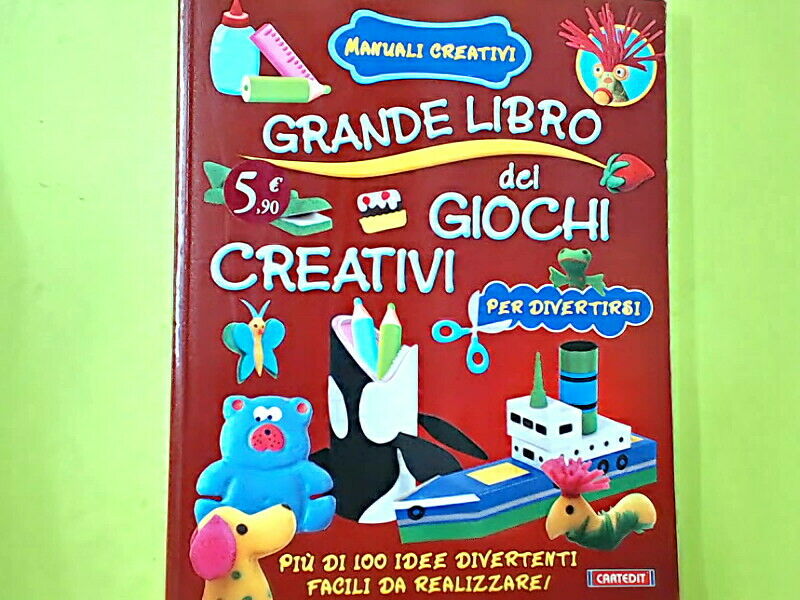 GRANDE LIBRO DEI GIOCHI CREATIVI PER DIVERTIRSI CARTEDIT - Libreria degli  Studi