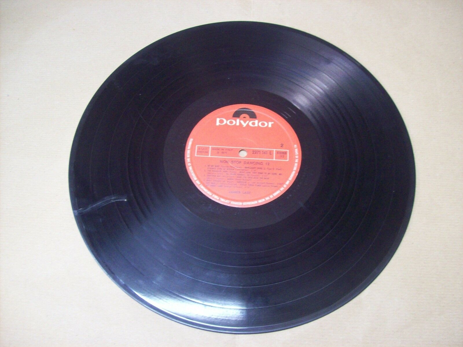 JAMES LAST NON STOP DANCING 12 POLYDOR 2371 141 L 33 GIRI 1971