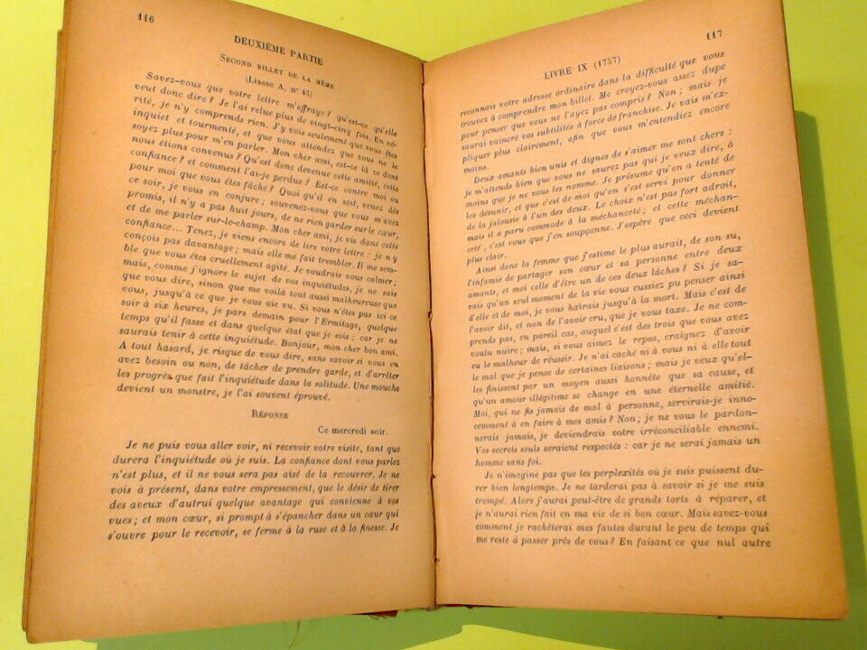 LE CONFESSIONS J J ROUSSEAU TOME SECOND FLAMMARION EDITEUR - immagine 4