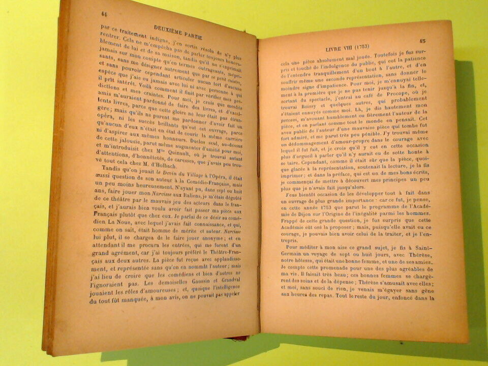 LE CONFESSIONS J J ROUSSEAU TOME SECOND FLAMMARION EDITEUR - immagine 5