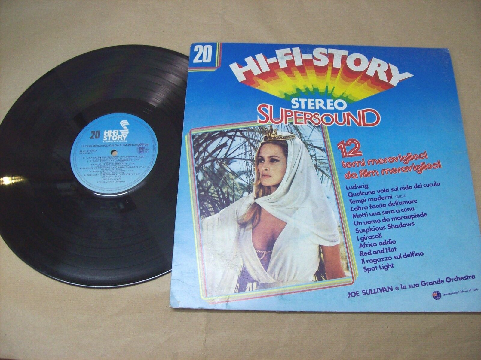 JOE SULLIVAN 12 TEMI MERAVIGLIOSI DA FILM MERAVIGLIOSI HFS 20 33 GIRI