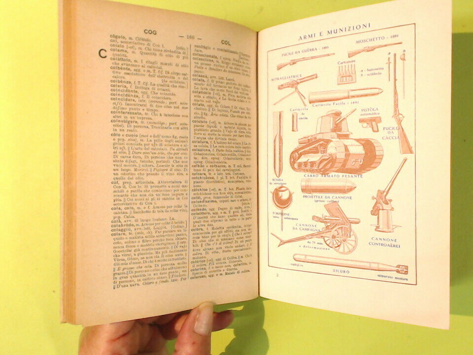 PICCOLO DIZIONARIO DELLA LINGUA ITALIANA PETROCCHI VALLARDI 1942 - immagine 4