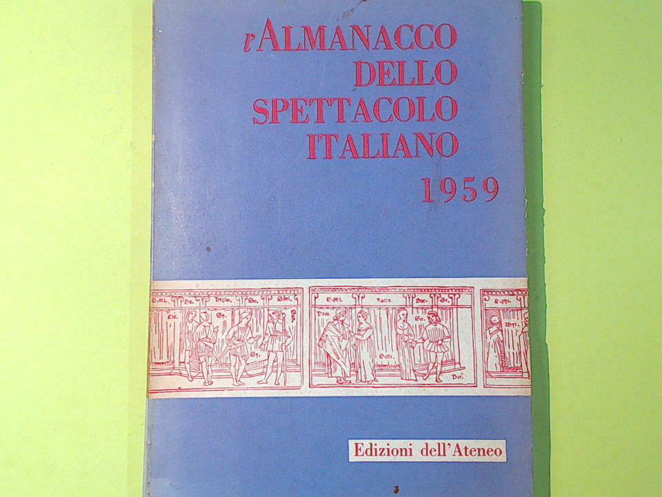ALMANACCO DELLO SPETTACOLO ITALIANO 1959