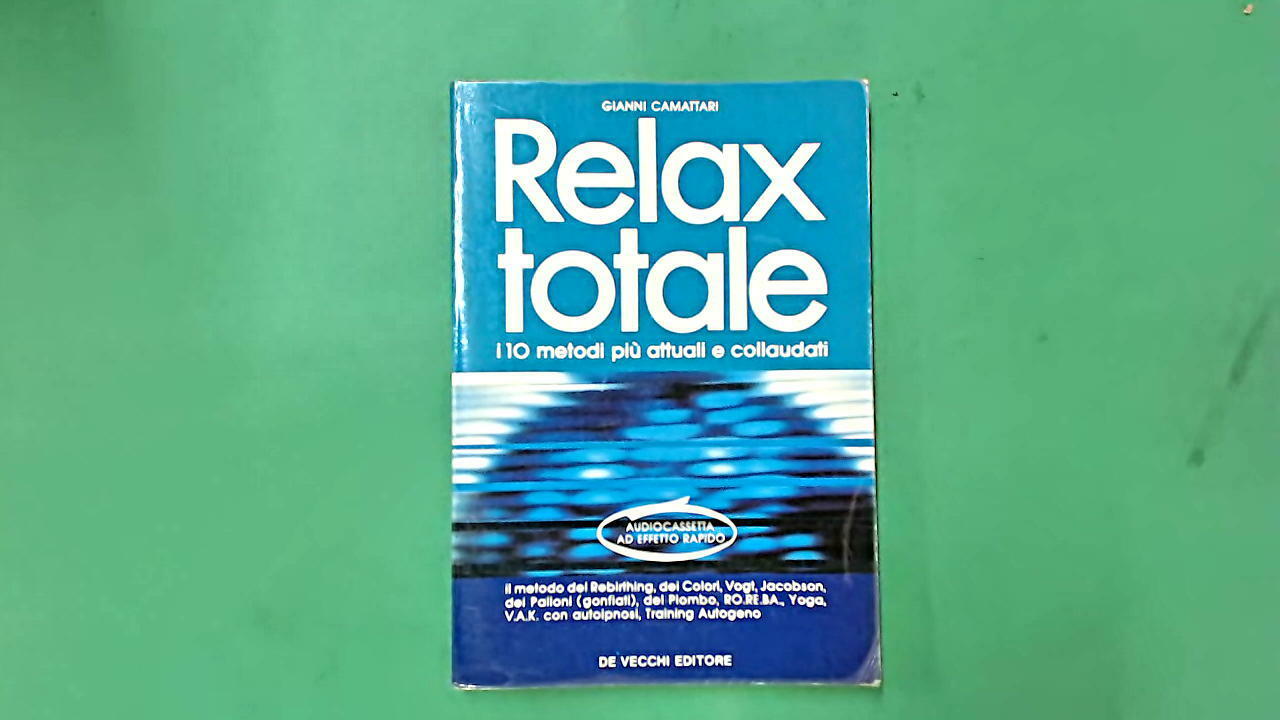 RELAZ TOTALE CAMATTARI DE VECCHI SENZA AUDIOCASSETTA