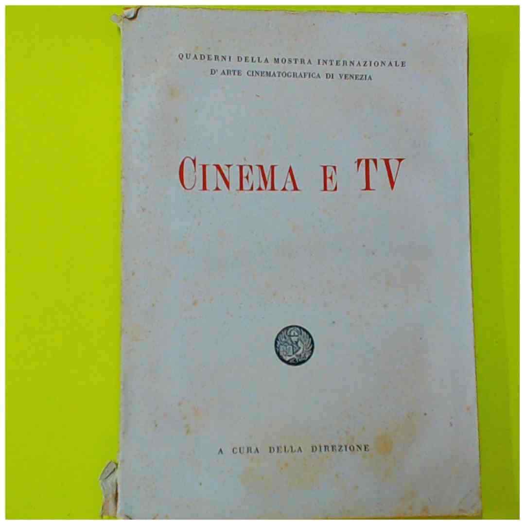 CINEMA E TV QUADERNI DELLA MOSTRA INTERNAZIONALE D'ARTE CINEMATOGRAFICA VENEZIA