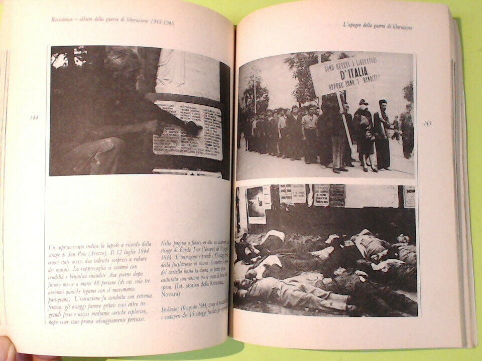 RESISTENZA ALBUM DELLA GUERRA DI LIBERAZIONE LURAGHI RIZZOLI 1998 - immagine 3