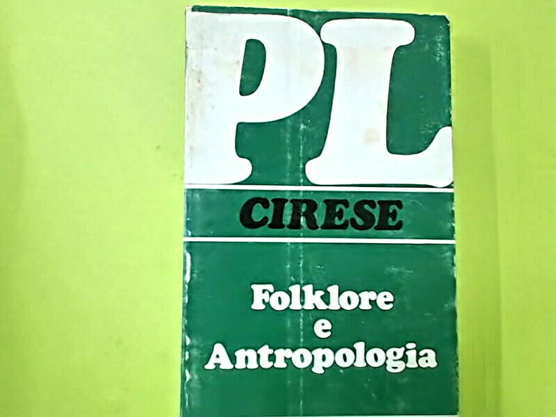 FOLKLORE E ANTROPOLOGIA CIRESE PALUMBO