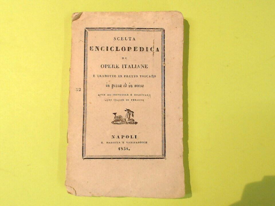 SCELTA ENCICLOPEDICA DI OPERE ITALIANE STORIA DELLE CROCIATE VOL VI MICHAUD 1831