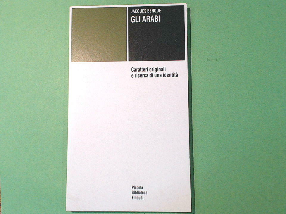 GLI ARABI BERQUE EINAUDI