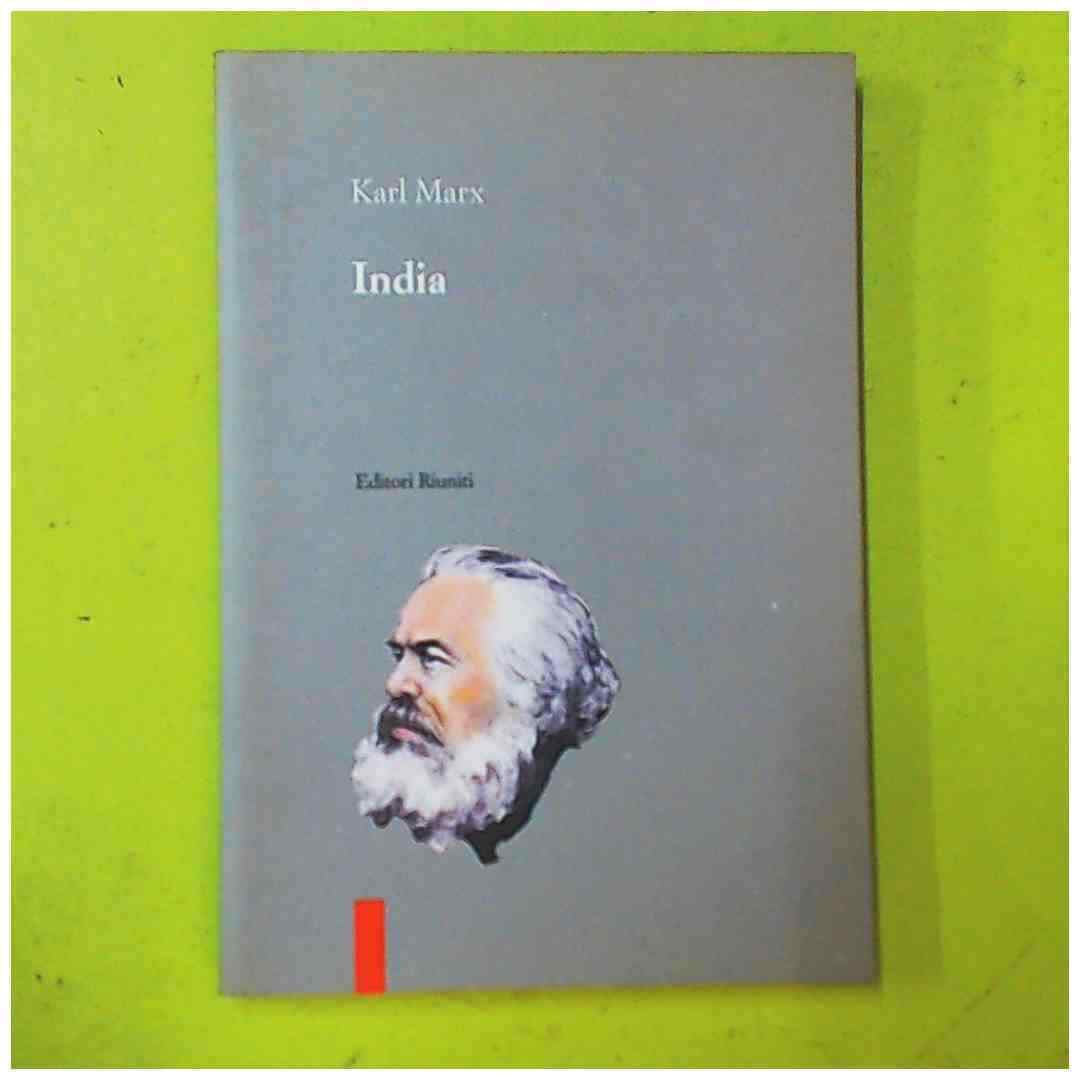 INDIA KARL MARX EDITORI RIUNITI