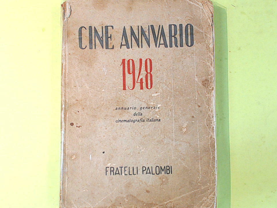 CINE ANNUARIO 1948 FRATELLI PALOMBI