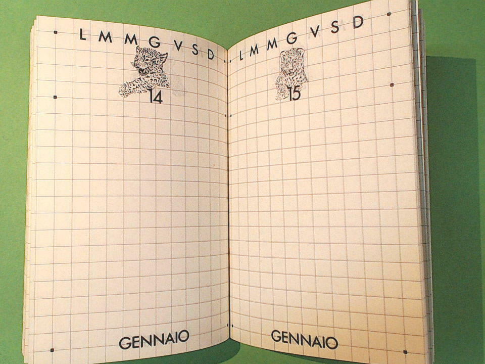 DIARIO SCOLASTICO VINTAGE KRIZIA NERO - immagine 4