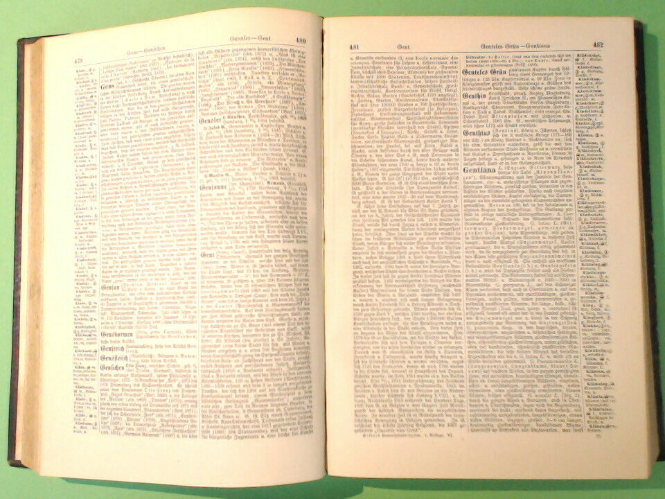 KONVERSATIONS LEXIKON 6 PIERERS 1890 - immagine 6