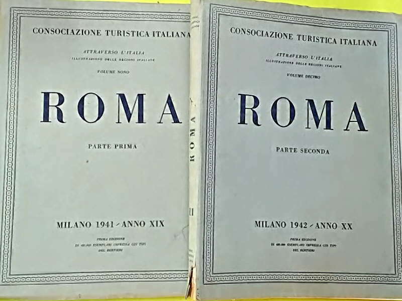 ROMA PARTE I E II CONSOCIAZIONE TURISTICA 1941