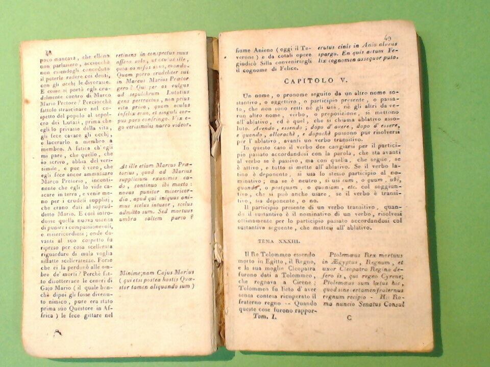 CORSO DI COMPONIMENTI ITALIANO LATINI PER TUTTE LE CLASSI GALLERONE POMBA 1792 - immagine 7
