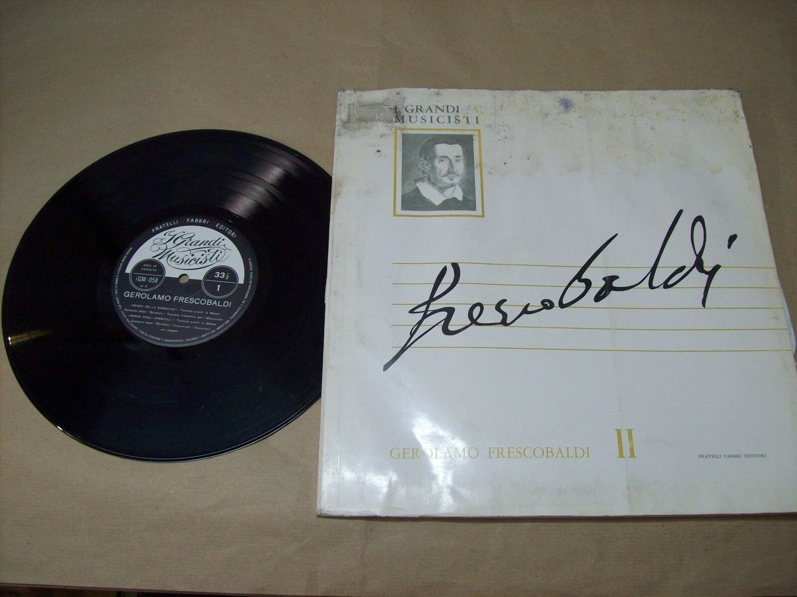 GEROLAMO FRESCOBALDI II I GRANDI MUSICISTI FABBRI EDITORI iGM 058 33 GIRI