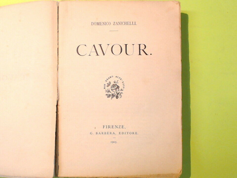 CAVOUR ZANICHELLI BARBERA 1902