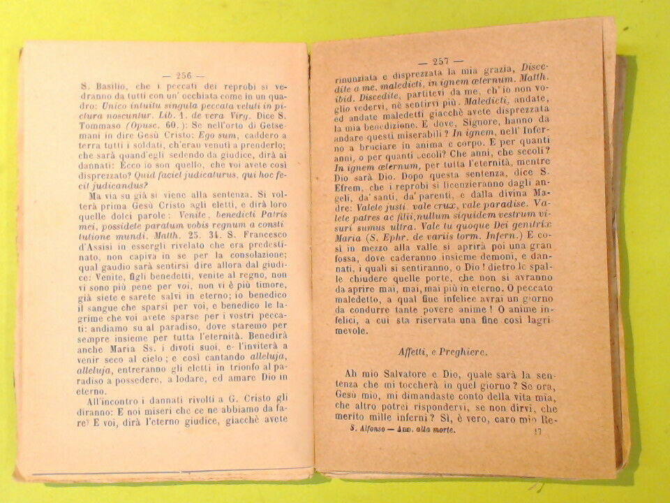 APPARECCHIO ALLA MORTE S. ALFONSO DE LIGUORI RONDINELLA EDITORE 1886 - immagine 3