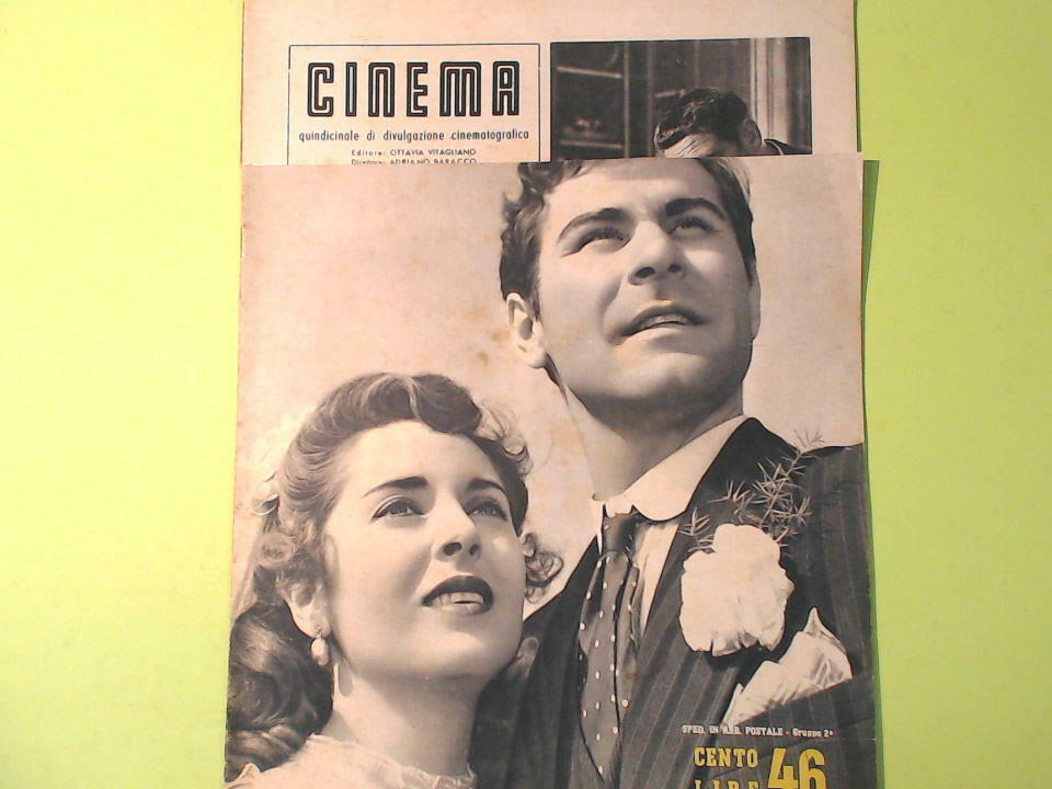 CINEMA QUINDICINALE DIVULGAZIONE CINEMATOGRAFICA 15 SETTEMBRE 1950 N 46
