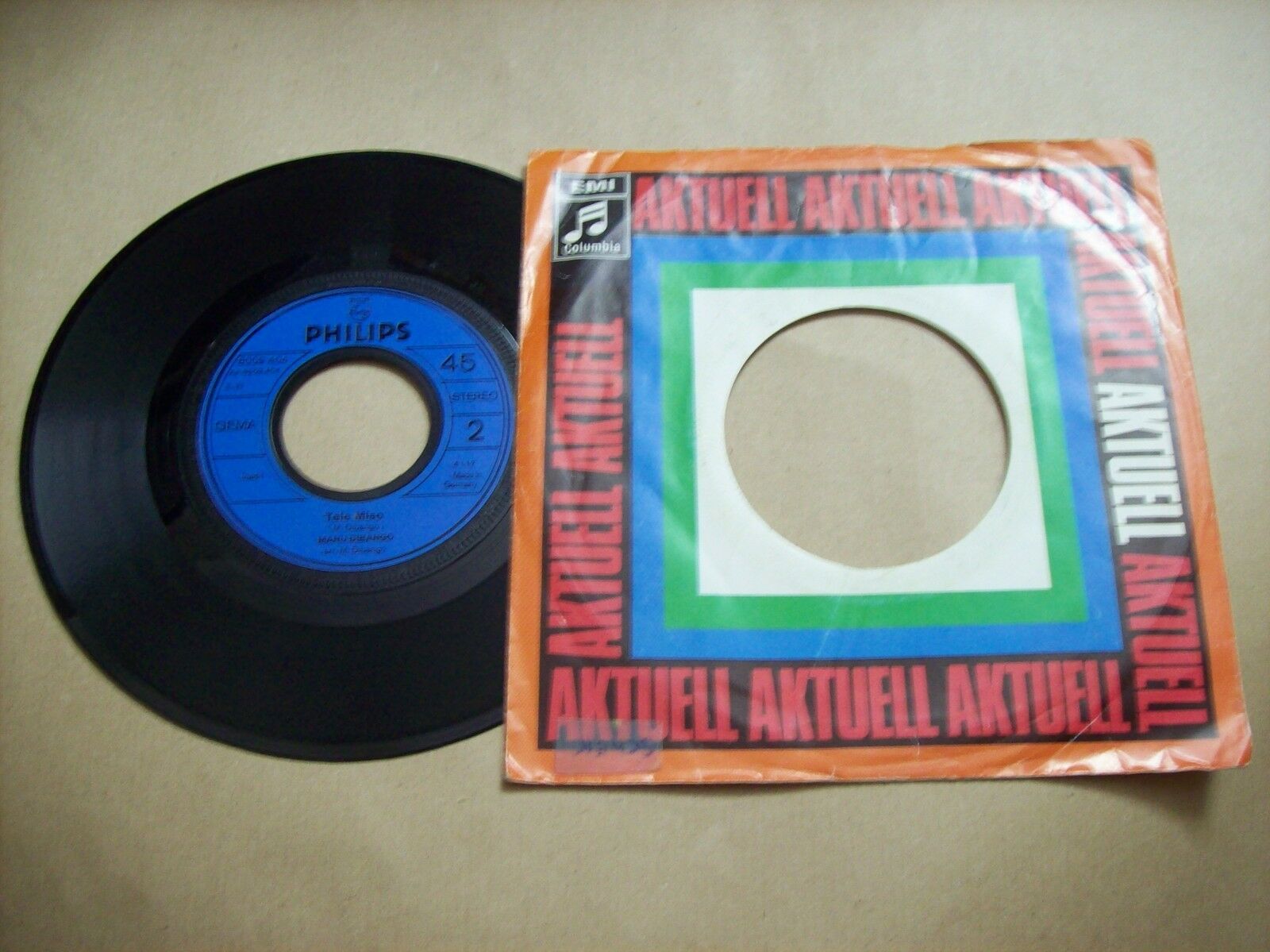 MANU DI BANGO DIKALO / TELE MISO PJILIPS 6009 404 45 GIRI