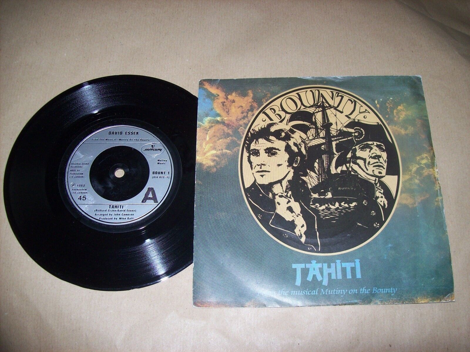 DAVID ESSEX TAHITI/HELL FROM THE MUSICAL MUTINY ON THE BOUNTY MERCURY 814 072 7