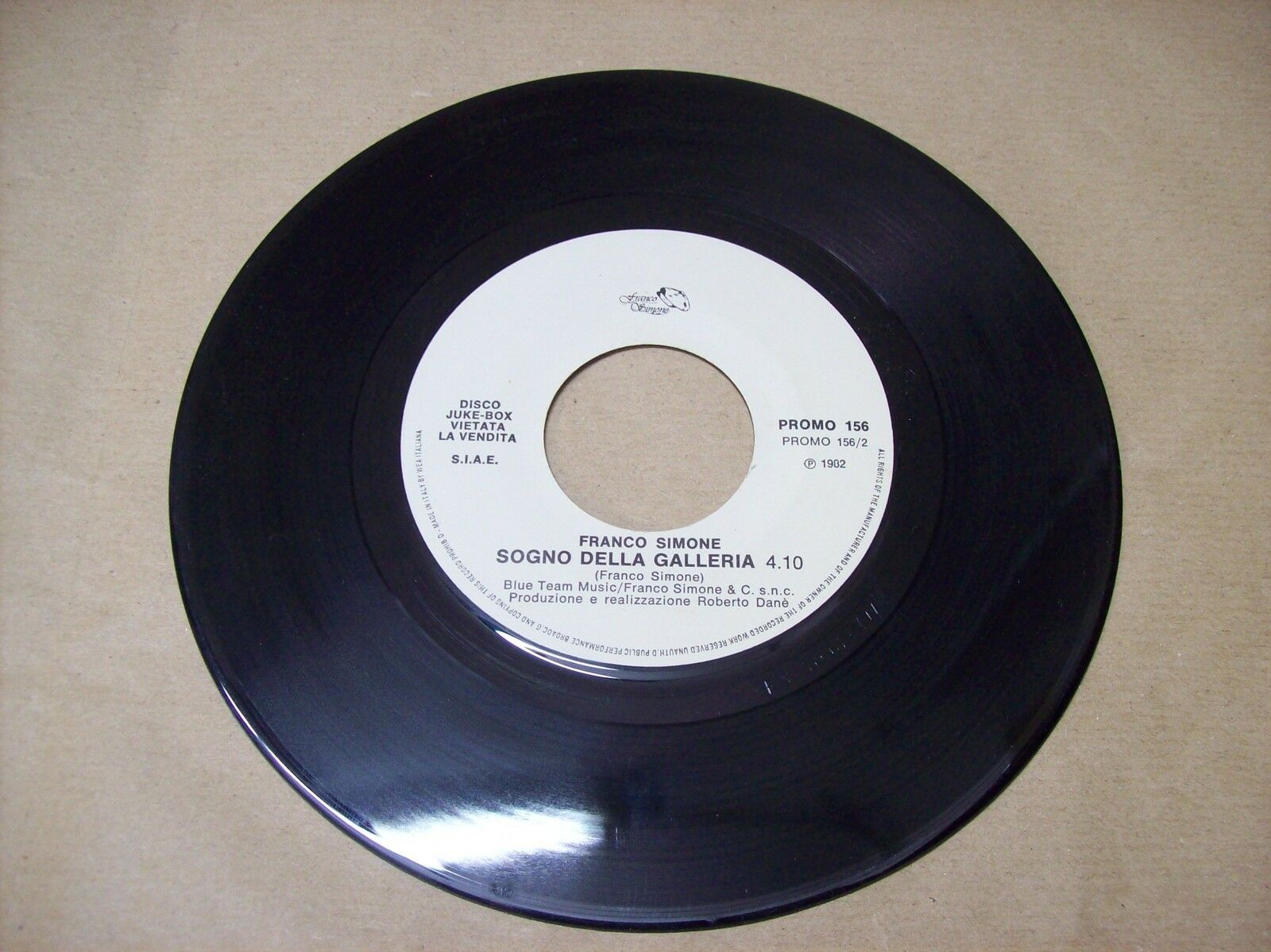 FRANCO SIMONE/ CHICAGO SOGNO DELLA GALLERIA/HARD TO SAY I'M SORRY PROMO 156