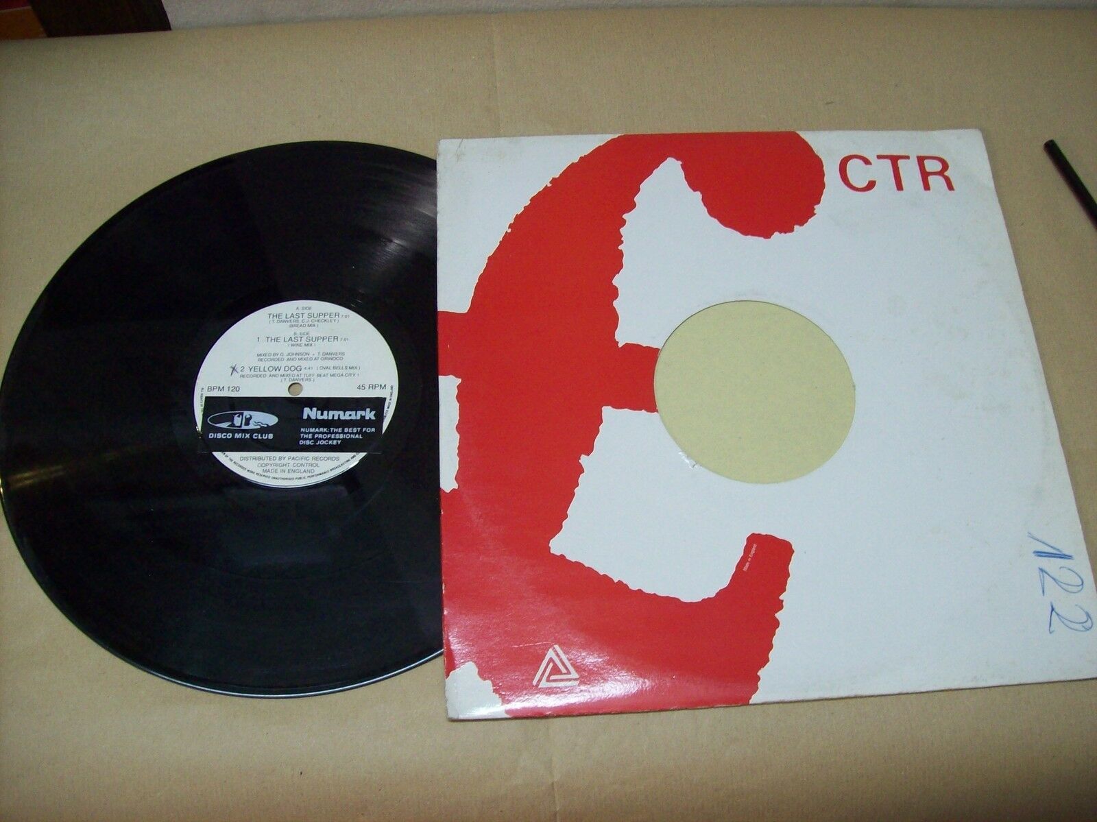 BABYLON 5 THE LAST SUPPER YELLOW DOG C T RECORDS CTT2 45 GIRI 12" 1989