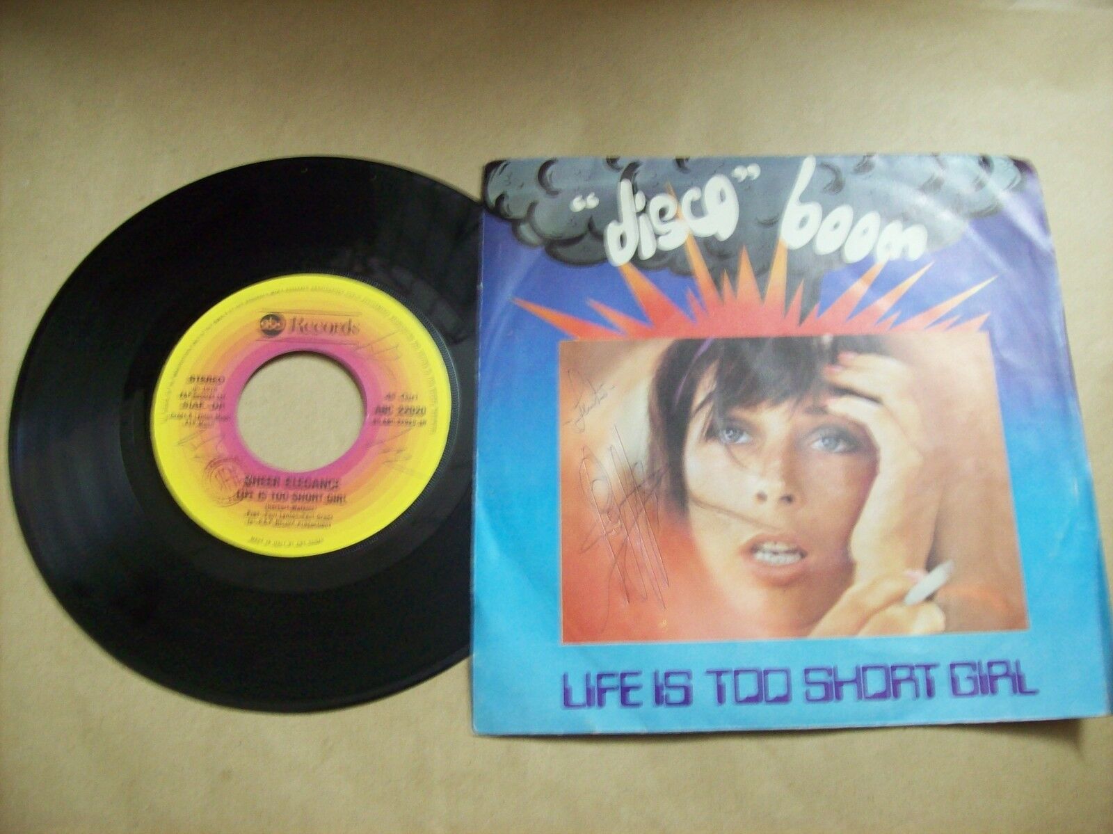 SHEER ELEGANCE LIFE IS TOO SHORT GIRL / LOVE IS THE REASON WHY ABC 22020 45 GIRI